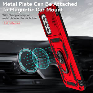 Funda de teléfono con anillo magnético de protección de lente deslizante para Samsung Galaxy A05S A15 A05 A04 A04S A14 A24 A34 A54 A12 A13 <span class=keywords><strong>A23</strong></span> <span class=keywords><strong>A33</strong></span> <span class=keywords><strong>A53</strong></span> - Product Image 6