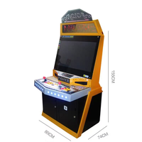 ZDYS Machine de jeu d'arcade professionnelle verticale en métal de 32 pouces pour 2 joueurs, avec jeux de basket-ball de rue et de boxe, garantie 1 an, fournisseur