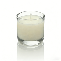 Bougie d'art en cire aromatique de luxe en verre, écologique, pour Noël, mariage, Nouvel An, décorations de maison et fêtes