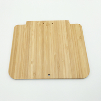 Base de bureau réglable en hauteur pour ordinateur, en bambou peint, écologique, avec support de clavier et protection du cou, pour écran.
