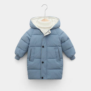 Manteau d'hiver pour enfants, parka et manteaux rembourrés en coton pour bébés garçons et filles, vestes longues épaisses et chaudes, vêtements d'extérieur pour tout-petits - Product Image 3