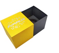 Boîte en carton ondulé recyclé personnalisable avec impression dorée, emballage écologique pour bijoux cadeaux, prix négociable