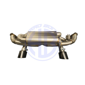 Tubo de Escape de Acero Inoxidable para Porsche 718 Cayman GT4 4.0L, Sistema de Escape con Válvulas OEM de Fábrica, 1.5mm de Grosor - Product Image 5