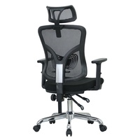 Chaise de bureau exécutive moderne à dossier haut, meilleure chaise de bureau ergonomique en maille avec appui-tête