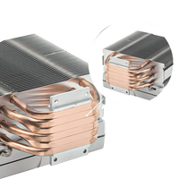 Offre Spéciale ESGAMING 12V DC 4 broches PWM processeur de processeur refroidisseur ordinateur de jeu de bureau 6 tuyaux en cuivre dissipateur thermique en aluminium ventilateur refroidisseur