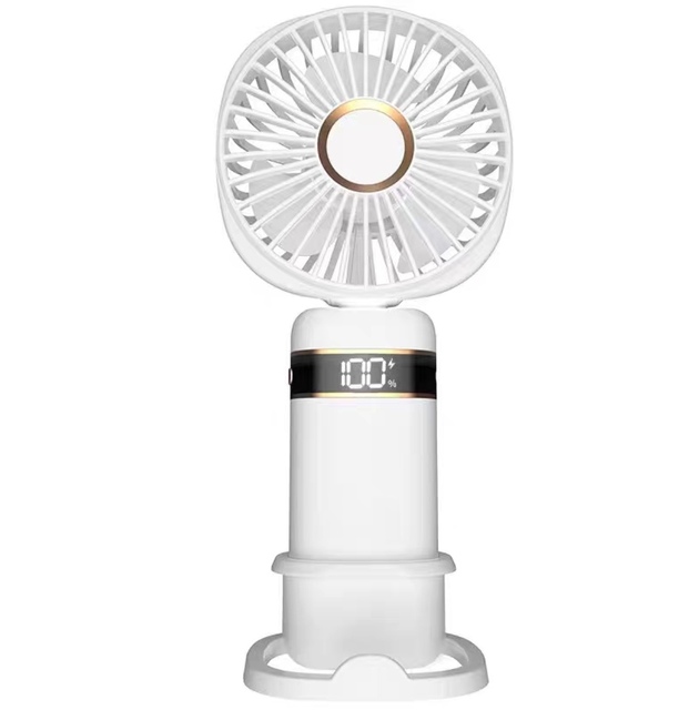 Cheap Outdoor Handheld Mini Fan 1500mAh Portable Small Fan Usb Rechargeable Table Mini Electric Fan with Phone Holder
