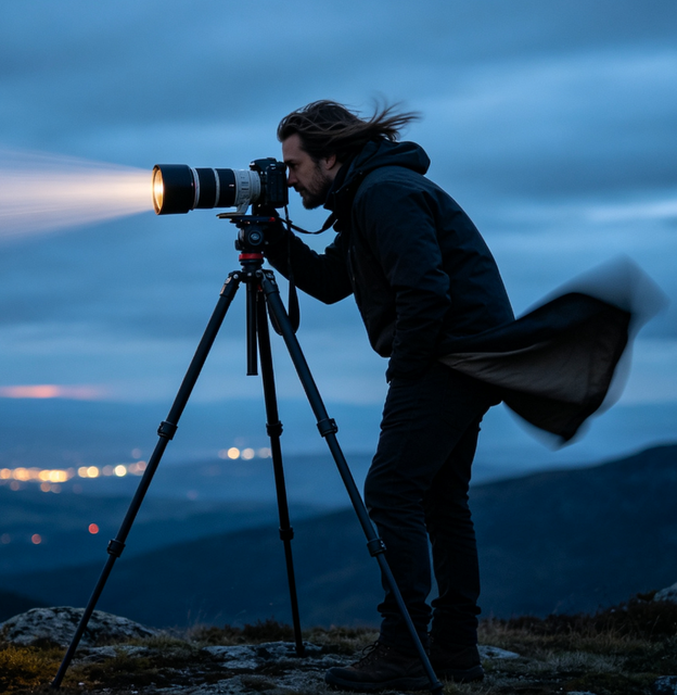 ASEK Professional Carbon Fiber Tripod 1.33mm Thickness High Load Capacity DSLR/Video Camera Stand for Telephoto Lens Landscape