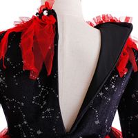 A426 Halloween Vêtements pour enfants Jupe de fille européenne et américaine Robe de performance de bal de maquillage de sorcière vampire