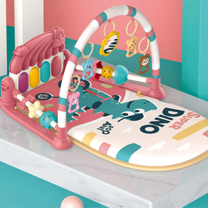 Cadre <span class=keywords><strong>de</strong></span> Fitness, tapis <span class=keywords><strong>de</strong></span> jeu pour bébé, jouets pour tout-petits, activité pour bébé, ensemble <span class=keywords><strong>de</strong></span> jouets sensoriels avec <span class=keywords><strong>musique</strong></span> et lumière - Product Image 3