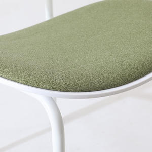 Silla de Comedor Tapizada en Tela con Respaldo de PU, Diseño Simple para Hogar, Cafetería, Restaurante, Uso Adulto - Product Image 3