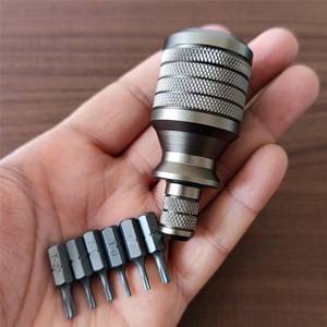 Miniature Titanium Alloy Screwdriver 50 Mm Magnetic Phillips Bit Industrial Grade Portable High Precision - Product Image 3
