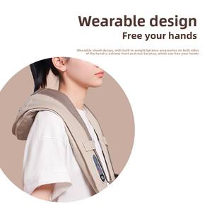 Masajeador eléctrico de cuello y hombros para el hogar Generation Hair Cervical Pounder con Beat Back Artifact Shawl Strap Design - Product Image 4