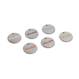 Vòng Hình Dạng Con Chó Treo Tag Rose Gold Thiết Kế Chính Xác Tốt Nhất Bán Kim Loại Thép Không Gỉ Brass Kẽm Hợp Kim Trống 8-30Mm Châu Âu - Product Image 2