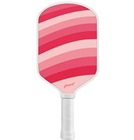 Raquette de pickleball légère en fibre de carbone, poignée ergonomique antidérapante et fine, surface rayée pour la pratique quotidienne des débutants
