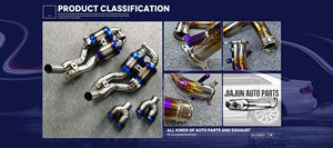 Tuyau d'échappement intermédiaire Kaze en acier inoxydable et alliage de titane soudé à l'arc argon pour BMW 1M E82, silencieux cat-back, épaisseur 1 mm, certifié 5S - Product Image 4