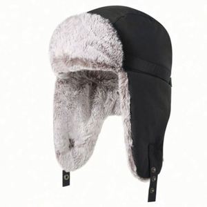 OEM Custom Unisex Winter Warm Breathable Waterproof Sherpa Earflap Fur Russian Pilot <b>Hat</b> with 3D Embroidery <b>for</b> Outdoor Sports - Product Image 6
