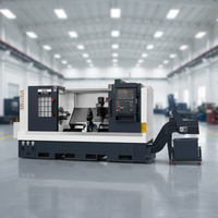 Centre de tournage CNC à lit incliné avec commande FANUC, 3 axes, 12 stations à outils, haute précision, machine à tourner CNC à vendre