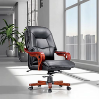 Bureau PDG Boss Table De Massage Siège Bureaux Chaise De Bureau De Luxe En Cuir Ergonomique Officiers Chaises Bureelstoel Sillas De Oficina