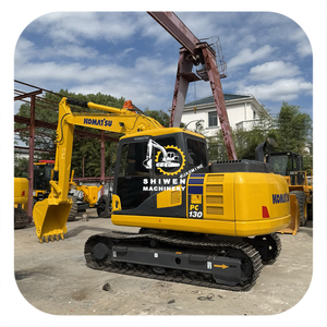 Second=hand Komatsu pc130 Komatsu SAA4D95LE Engine Used Medium Crawler <b>Excavator</b> Original Japan pc120 pc138 pc150 - Product Image 1