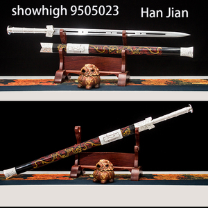 Espada Han Jian de Dragón Personalizable Unisex, Colección de Espadas de Juguete para Cosplay 9505023 - Product Image 2