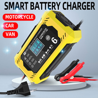 Chargeur de batterie intelligent pour voiture Podofo EU Stock 12V 6A, réparation par impulsions, entretien, chargeur en gros, fabricant