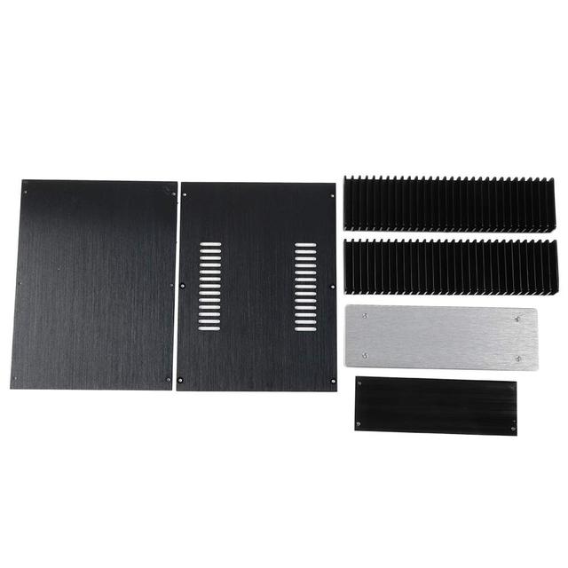 OEM Aluminum Amplifier Case Outer Size 245*213*70mm Internal Size 235*162*60mm Electronic Enclosure Amplifier CHassis Enclosure