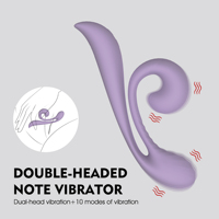 WINYI WK0047 Rabbit Vibrator für Frauen Wasserdichter Silikon G-Punkt Klitoris-Stimulator Multi-Vibration USB Sexspielzeug