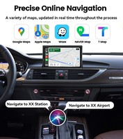 Interface sans fil CarPlay et Android Auto pour Audi A6/A7/A8 MIB2 MMI RMC, navigation Android Auto, Mirror Link, Airplay