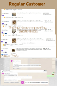 Tapis <span class=keywords><strong>de</strong></span> salle <span class=keywords><strong>de</strong></span> bain moderne à couverture intégrale, grande surface, personnalisable en taille, couleur et service, en fil <span class=keywords><strong>de</strong></span> coude, écologique, antidérapant et ignifuge - Product Image 6