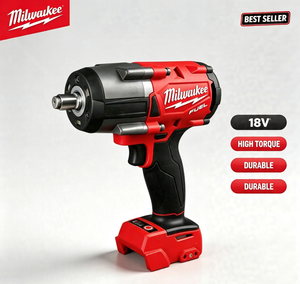 Llave de Impacto Inalámbrica <span class=keywords><strong>Milwaukee</strong></span> FUEL <span class=keywords><strong>M18</strong></span> de 1/2'', Alto Torque, Eléctrica, para Mantenimiento de Autos y Camiones - Product Image 1