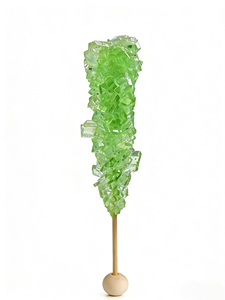 Sucettes en cristal ambre en forme de pierres précieuses, bonbons décoratifs en vrac pour cadeaux de mariage et de fête - Product Image 1