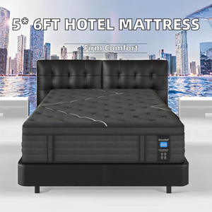 <span class=keywords><strong>ที่นอน</strong></span>ออร์โธปิดิกส์คุณภาพสูง ขนาด 5*<span class=keywords><strong>6</strong></span> <span class=keywords><strong>ฟุต</strong></span> ขนาดใหญ่พิเศษ <span class=keywords><strong>ที่นอน</strong></span>ไฮบริดแบบม้วนในกล่อง  <span class=keywords><strong>พร้อม</strong></span>สปริงพ็อกเก็ตทันสมัย ลาเท็กซ์ และเมมโมรี่โฟม สำหรับ<span class=keywords><strong>เตียง</strong></span>โรงแรม - Product Image 2