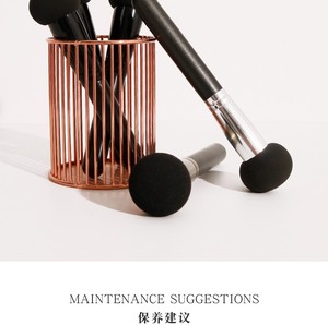 Pennello Fondotinta a Testa di Fungo, Spugnetta Trucco a Forma di Uovo, Ricambio per Cuscinetto d'Aria, Puff in Cotone Lavabile per Polvere Secca e Umida, Modello Cotton Candy - Product Image 4