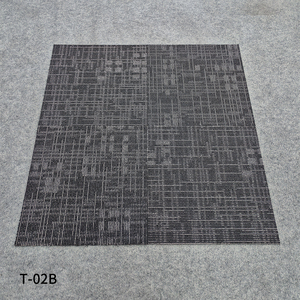 Customized Modern Square Carpet Tiles Loop Pile <b>Puzzle</b> Jacquard Tufted PET Friendly Non-Slip for Office Hotel Home Commercial - Product Image 1