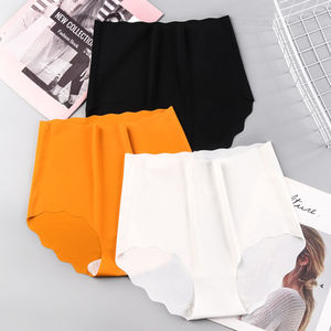 <span class=keywords><strong>Calzoncillos</strong></span> de una pieza de Bikini para niñas transpirables de cintura alta OEM, pantalones sin costuras, <span class=keywords><strong>calzoncillos</strong></span> tejidos de corte alto con sensación de hielo para todos los días - Product Image 3