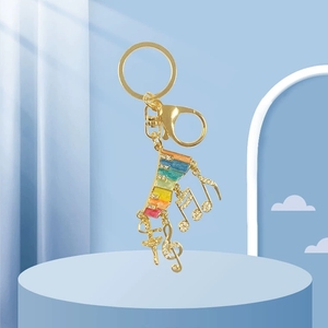 Porte-clés Créatif en Forme de Ballerine pour Employés, Breloque Colorée pour Sac <span class=keywords><strong>à</strong></span> Musique, Petit Pendentif, Accessoire de Mode, Cadeau Unique pour les Amateurs de Musique - Product Image 4