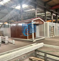 Maison conteneur préfabriquée triangulaire respirante de 20/40 pieds avec solution de projet globale et conception 3D