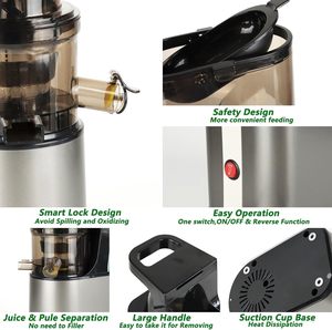 Presse-agrumes électrique à mastication avec fonction hachoir-broyeur pour voiture, camping-car, hôtel, usage domestique, manuel d'utilisation en anglais - Product Image 4