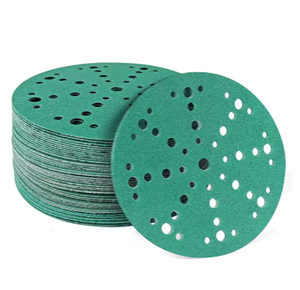 China Factory 5inch 125mm Green Zirconia Waterproof Sanding Discs Round <strong>Sand</strong> Paper Abrasive Disc for Automobiles - Product Image 2