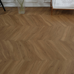 Parquet SPC aspect chêne, finition brillante, revêtement de sol intérieur, logo personnalisé ODM, système de pose par clic, 8 mm, couche d'usure de 0,15 mm, parquet SPC - Product Image 2