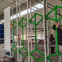 Cabine de peinture mobile télescopique 2026 à entraînement électrique, gonflable et rétractable