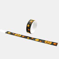 Bracelet en PVC personnalisé imprimé pour festival, événement, hôtel, promotionnel, avec code-barres couleur, identification adhésive et logo
