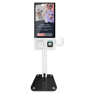 Kiosque de commande automatique KFC <span class=keywords><strong>McDonald</strong></span>'s avec paiement Android, écran tactile 32 pouces, SDK, lecteur de codes-barres, <span class=keywords><strong>Wifi</strong></span> 4G dans les restaurants - Product Image 3
