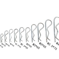 Goupilles à ressort industrielles en acier inoxydable DIN11024 R 2*30 2.5*35 3*40 4*50