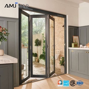 <span class=keywords><strong>Puerta</strong></span> Mosquitera Plegable para Apartamento, Patio o Balcón, Puertas Corredizas Plegables <span class=keywords><strong>de</strong></span> Vidrio Templado - Product Image 1