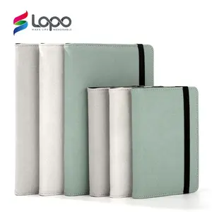 Lopo gros blanc sublimé blancs Usa entrepôt Poly Pu carnet de notes journaux rabot bloc-notes vierge Sublimation cahiers A5