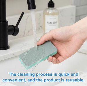 Bestseller: Spugna Cancellatrice di Calcare, Panno Multiuso <span class=keywords><strong>per</strong></span> Pulizia - Lucida Acquari, Rimuove Macchie e Striature d'Acqua - Product Image 5
