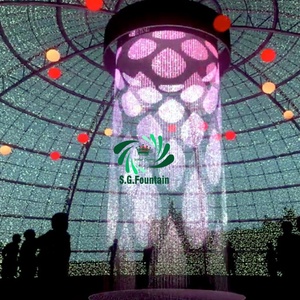 Aço inoxidável Interior do Programa Gráfico Fonte Cortina de Água Digital Para Mostrar - Product Image 6