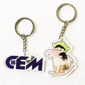 Wholesale Acrylic Keychain Maker <b>Custom</b> Printed Clear Logo <b>Key</b> Chains for Gifts - Product Image 5