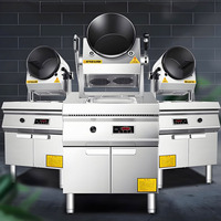 Robot de cuisine commercial intelligent, machine à wok automatique pour restaurant, cuisinière rotative électrique, riz frit BIGFISH